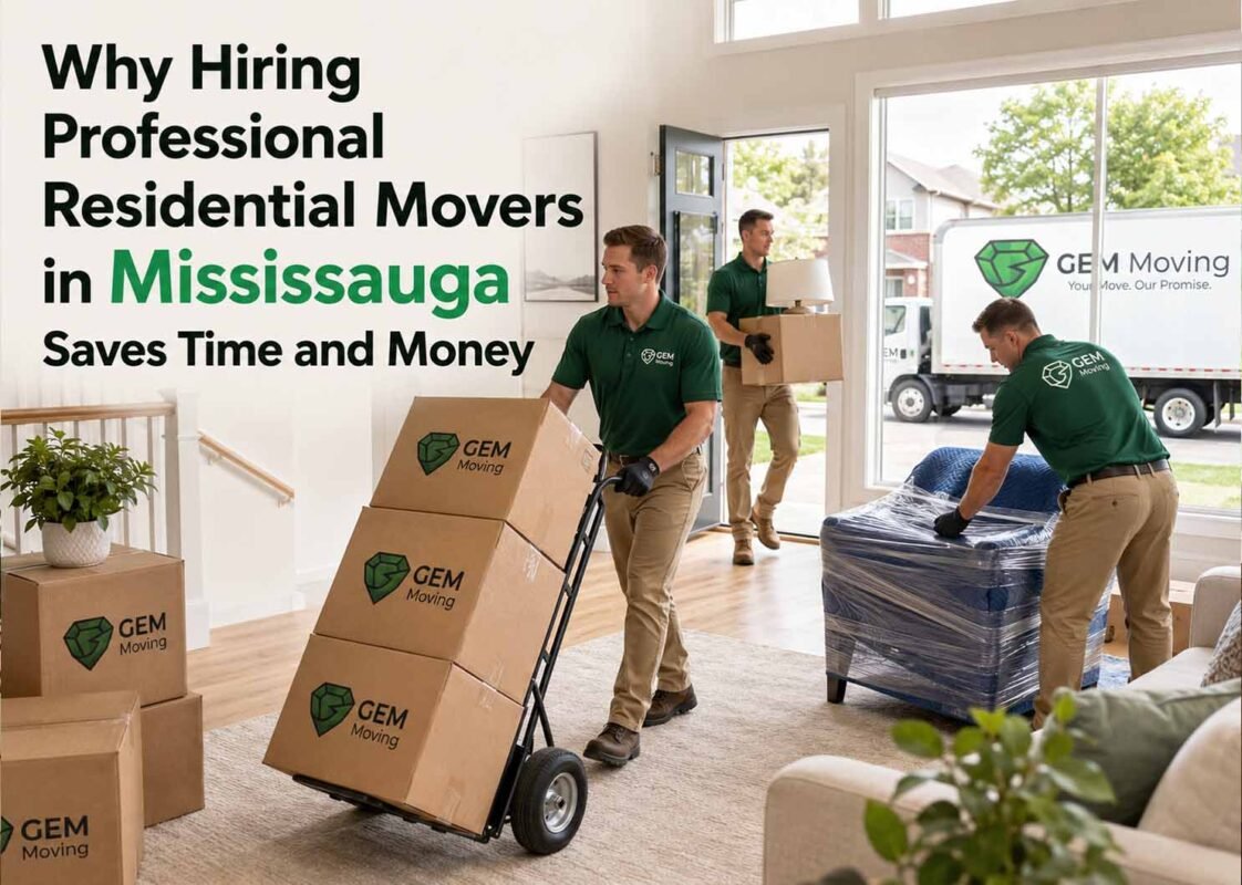 Why Hiring Professional Residential Movers in Mississauga Saves Time and Money
