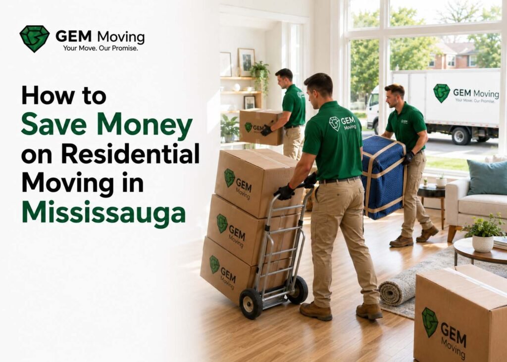 How to Save Money on Residential Moving in Mississauga