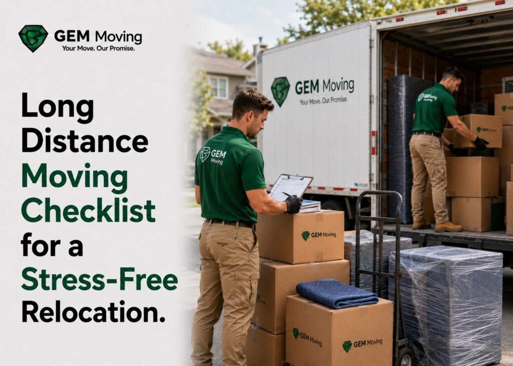 Long Distance Moving Checklist for a Stress-Free Relocation