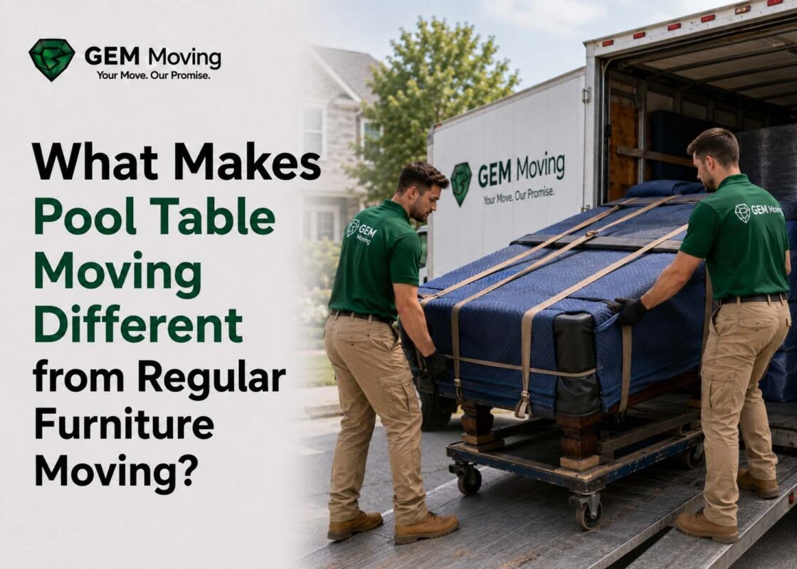 What Makes Pool Table Moving Different from Regular Furniture Moving