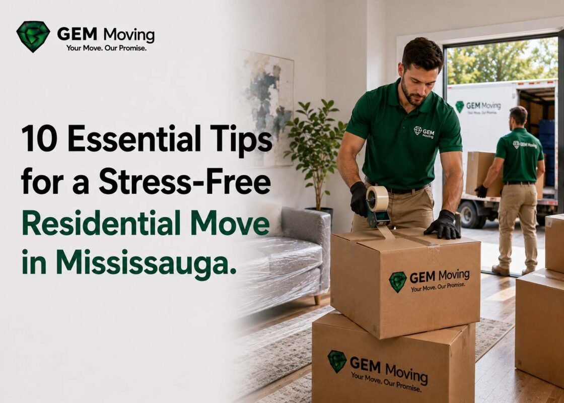 10 Essential Tips for a Stress-Free Residential Move in Mississauga