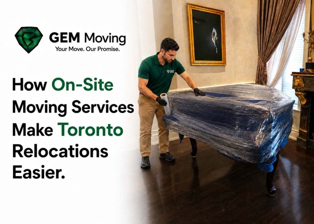 How On-Site Moving Services Make Toronto Relocations Easier