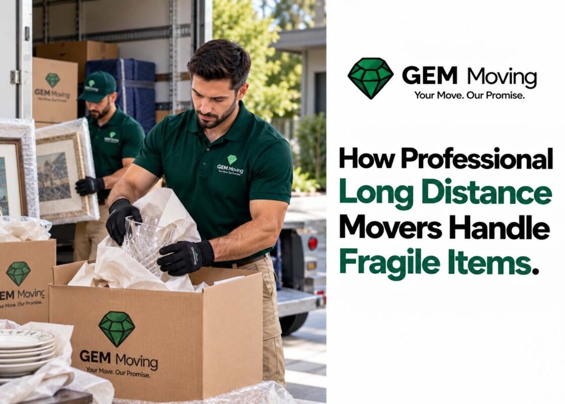 How Professional Long Distance Movers Handle Fragile Items