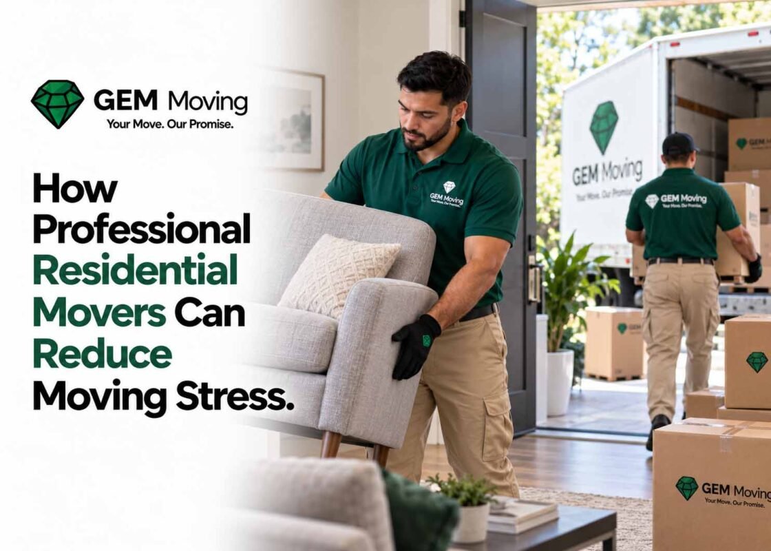 How Professional Residential Movers Can Reduce Moving Stress