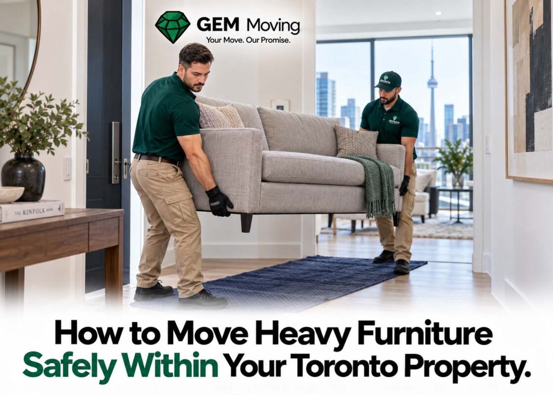 How to Move Heavy Furniture Safely Within Your Toronto Property