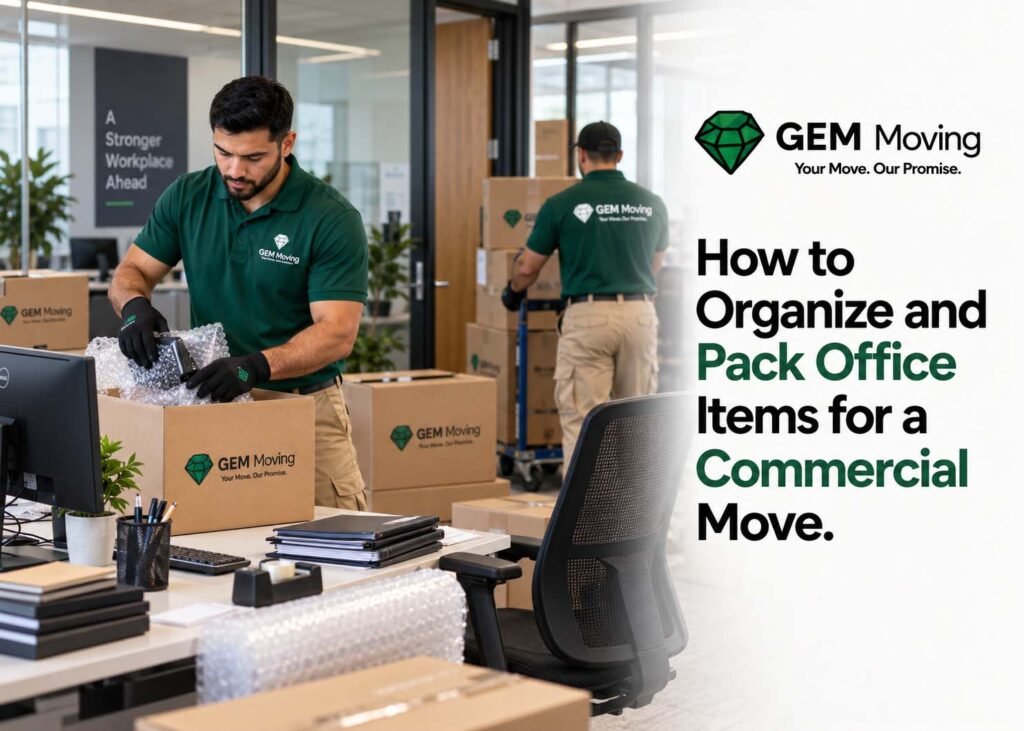 How to Organize and Pack Office Items for a Commercial Move