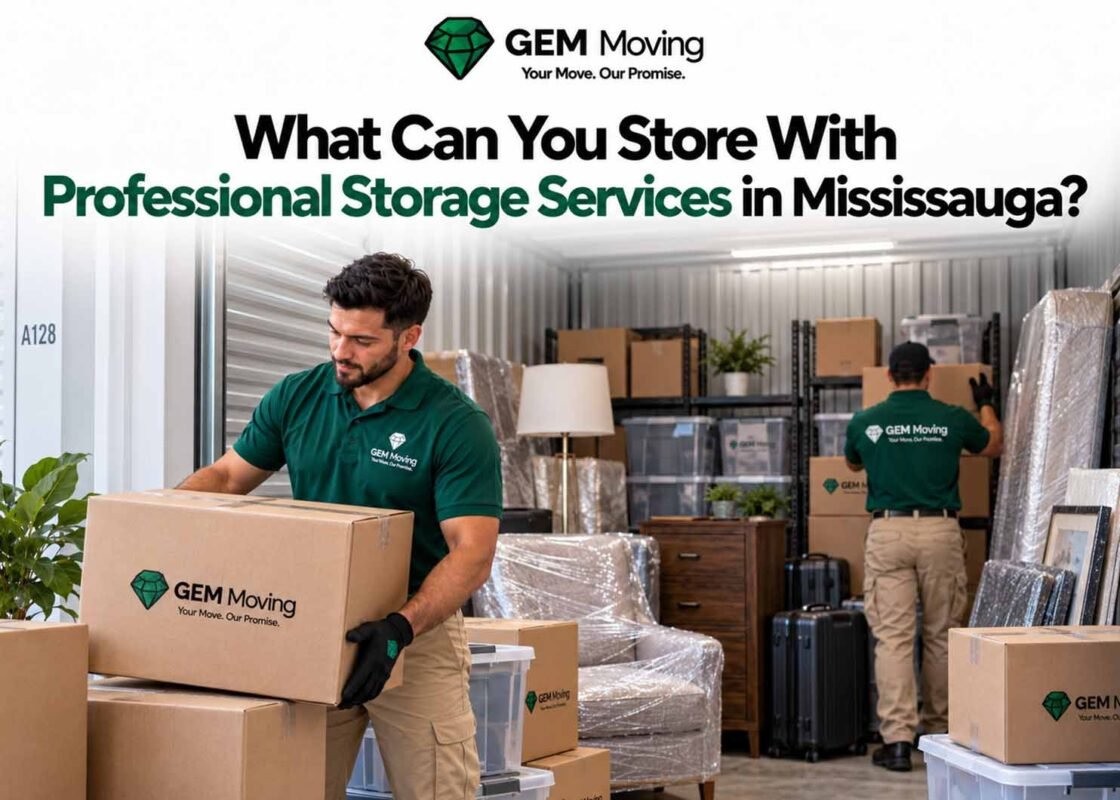 What Can You Store With Professional Storage Services in Mississauga