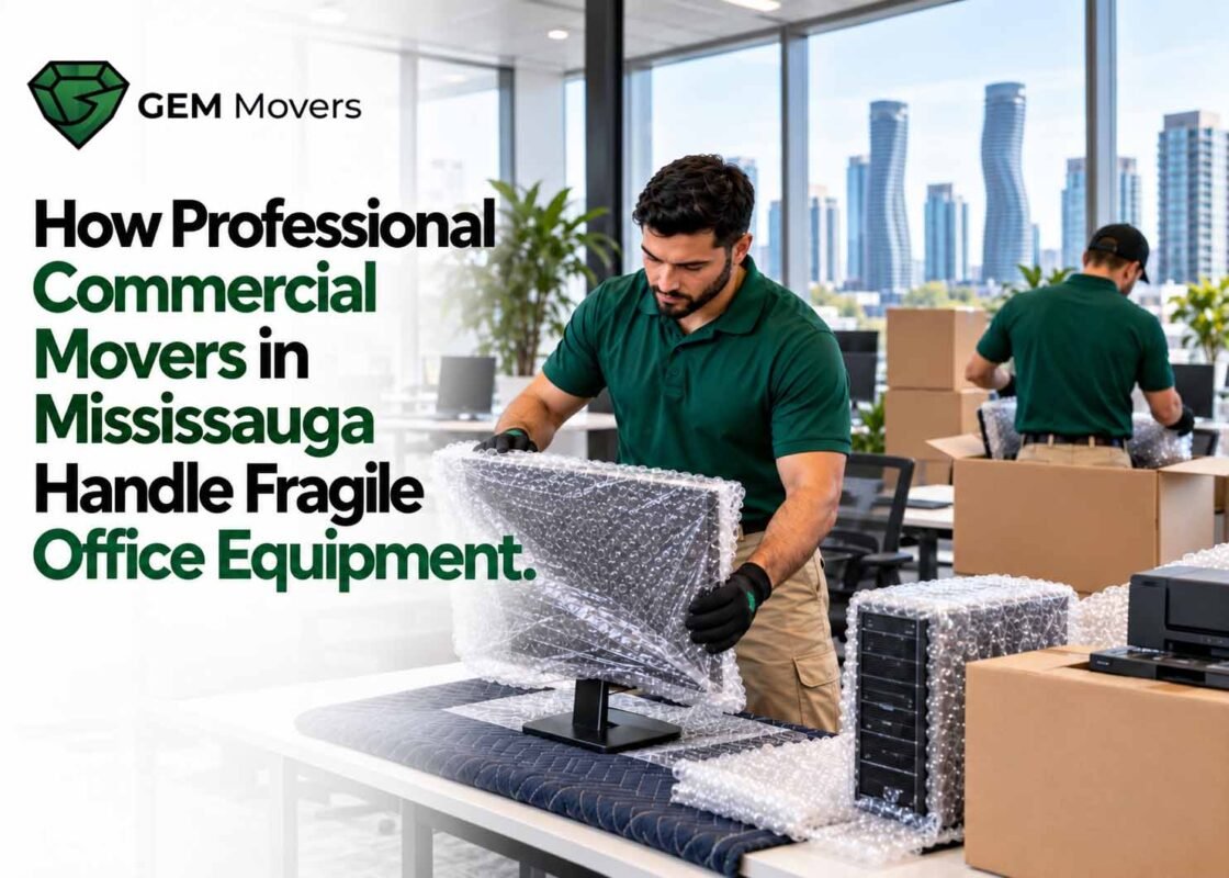How Professional Commercial Movers in Mississauga Handle Fragile Office Equipment